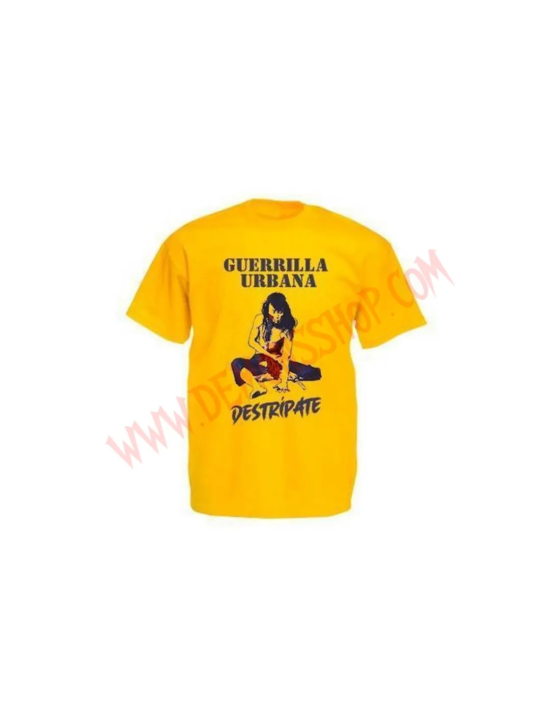 Camiseta MC Guerrilla Urbana (Amarilla)