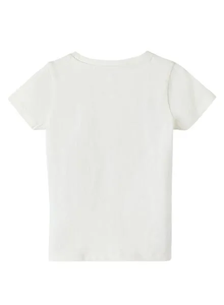 Camiseta Name It Belinda Beige para Niña