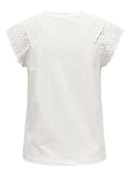 Camiseta Only Xiana Blanco Para Mujer