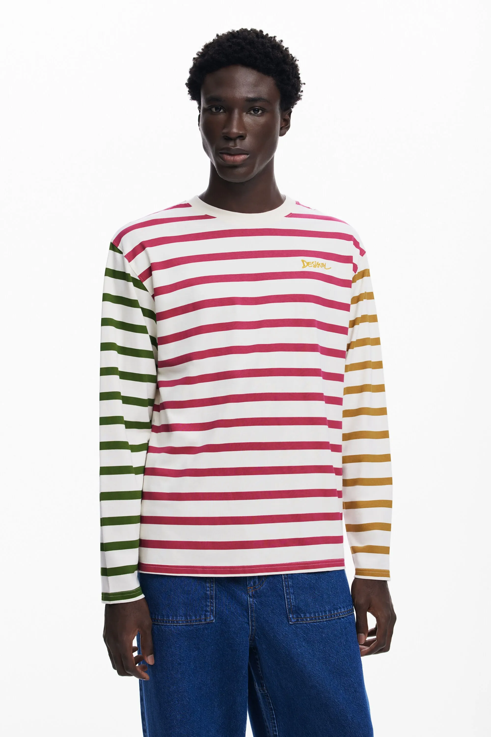 Camiseta rayas multicolor