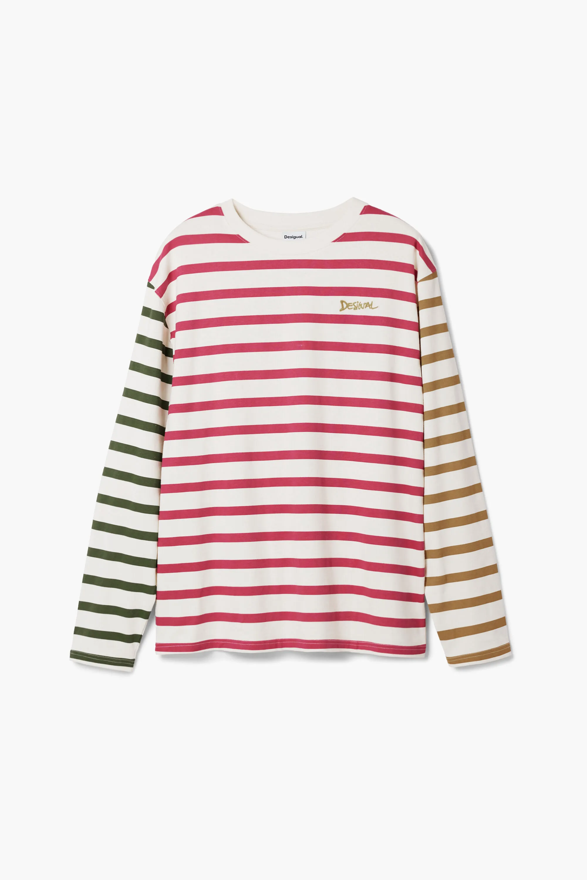 Camiseta rayas multicolor