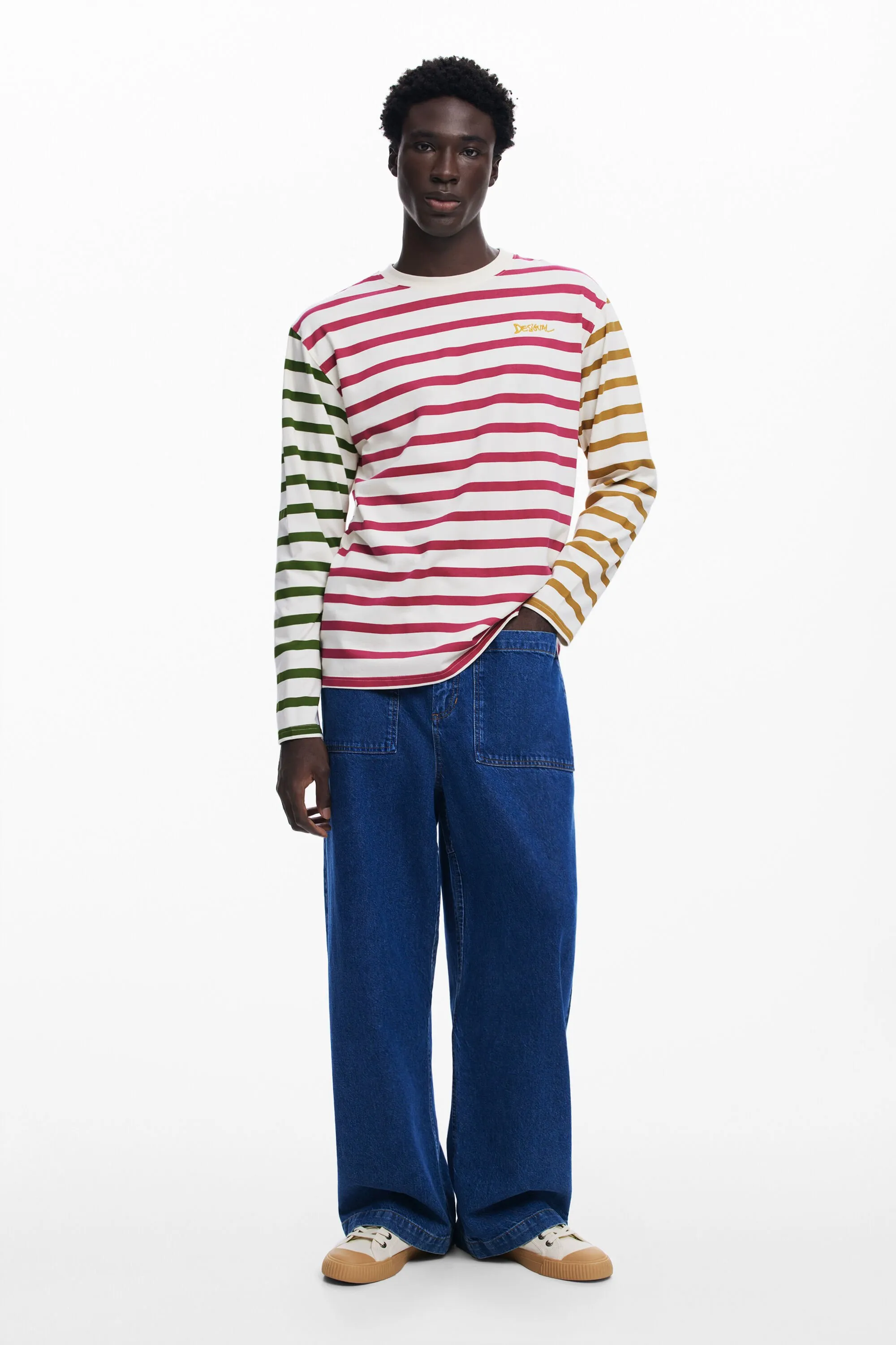 Camiseta rayas multicolor