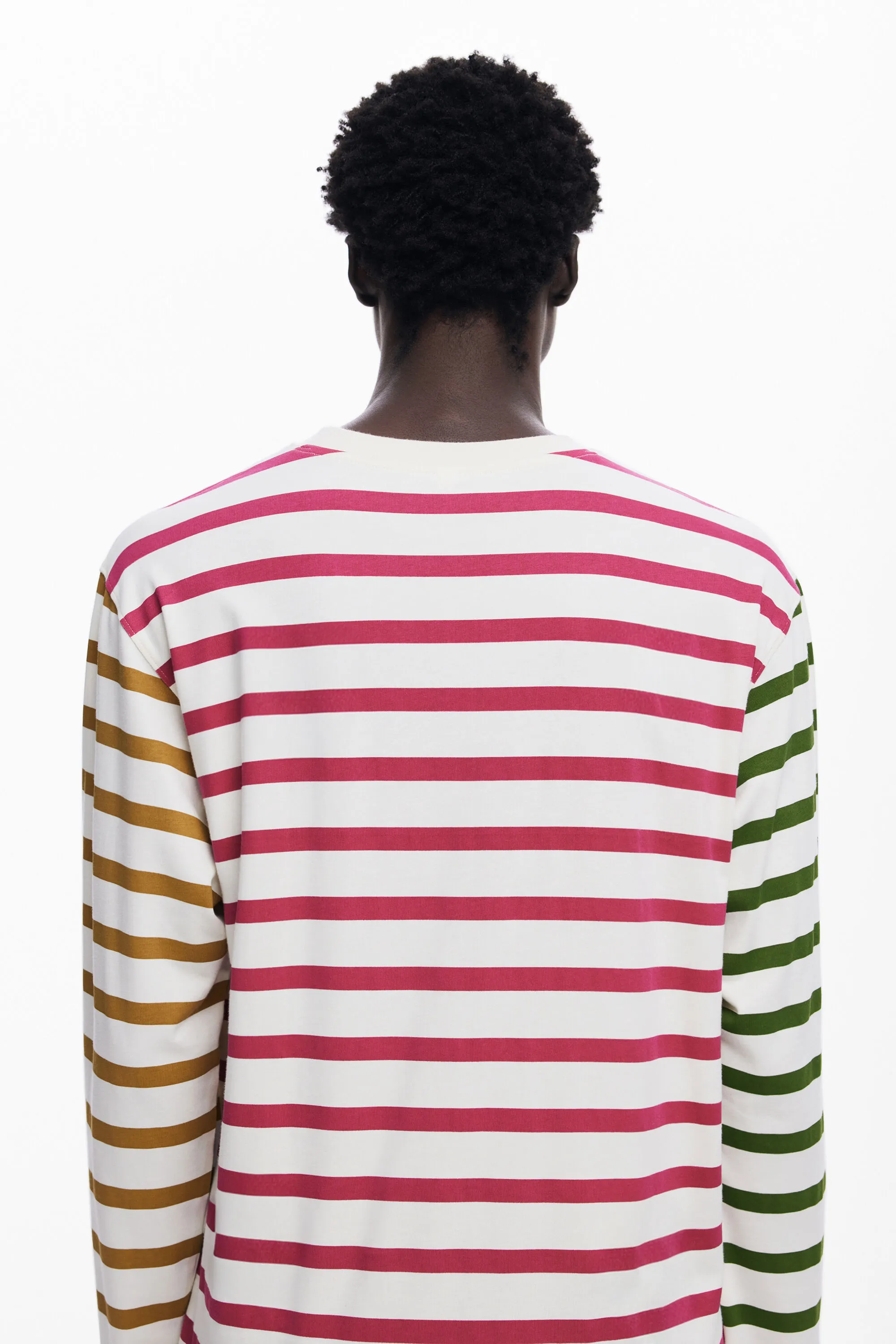 Camiseta rayas multicolor