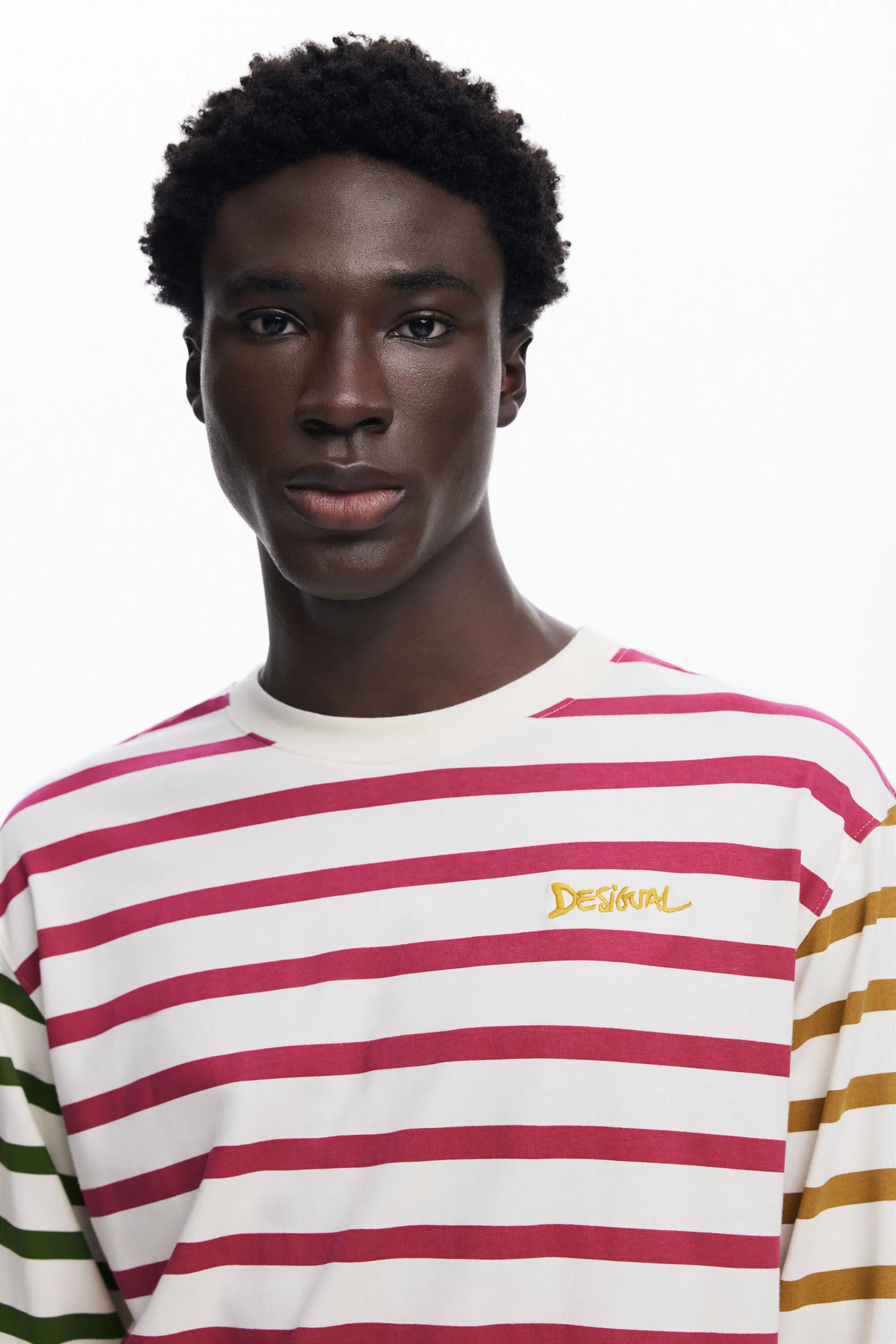 Camiseta rayas multicolor