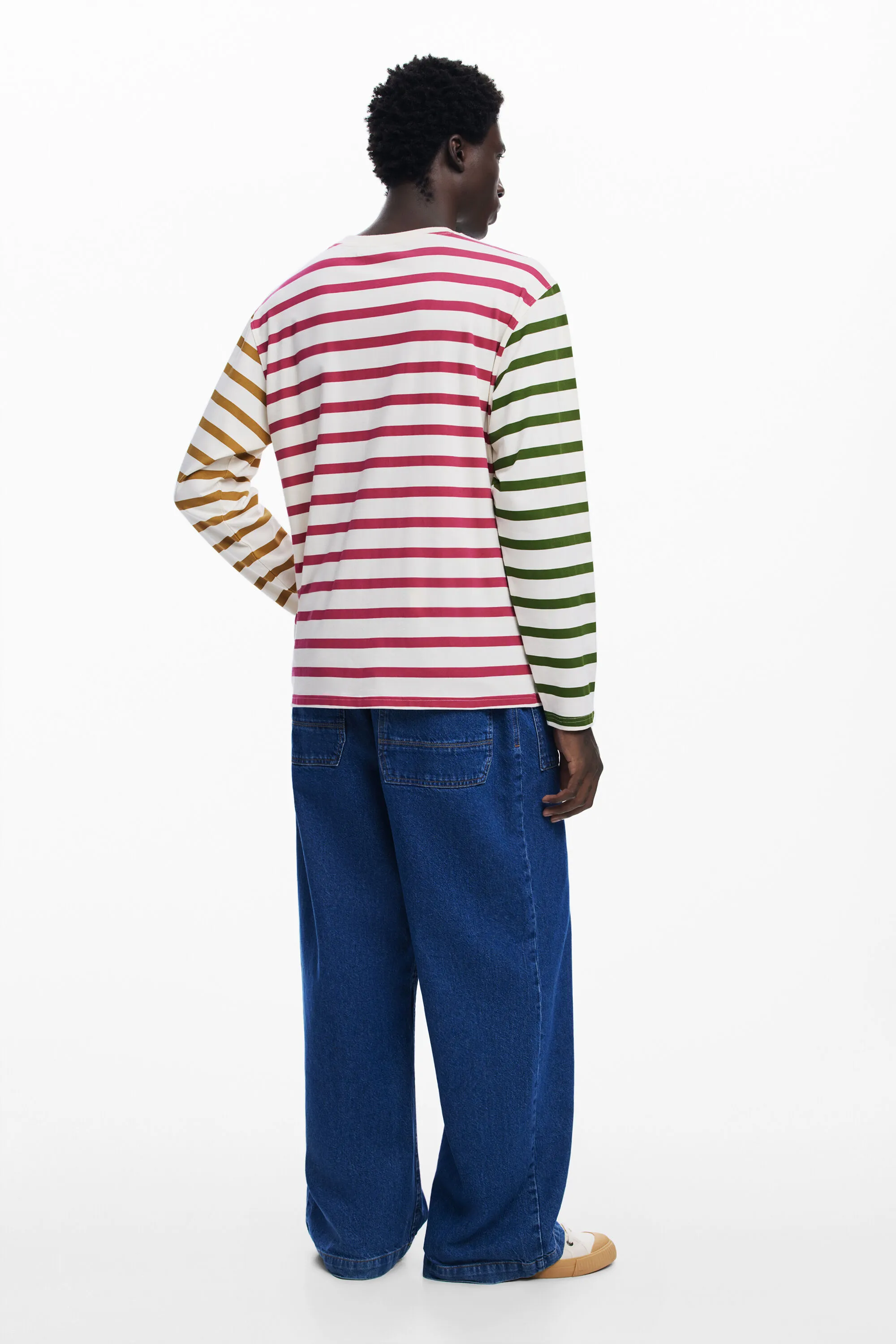 Camiseta rayas multicolor