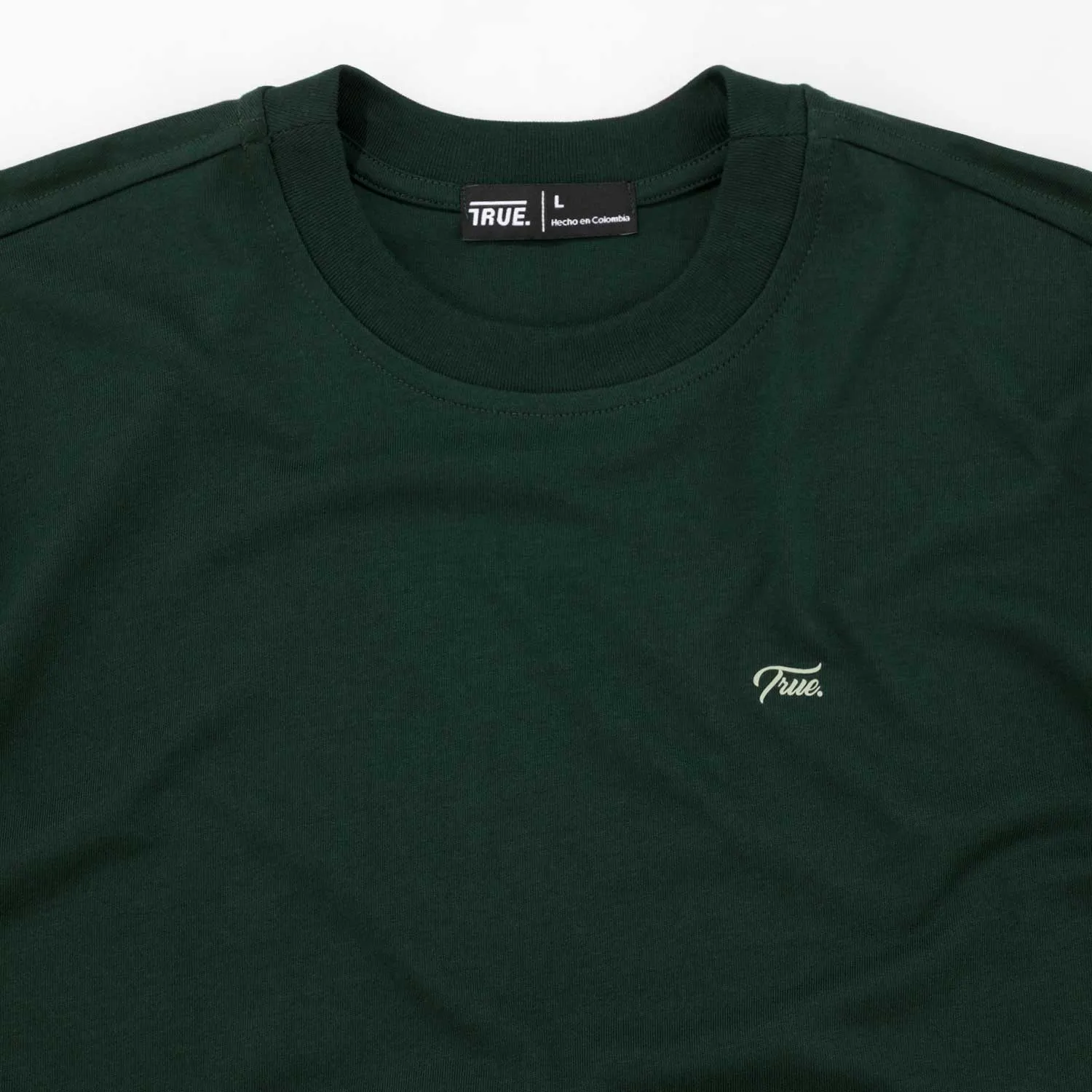 CAMISETA SCRIPT LOGO  VERDE PINO