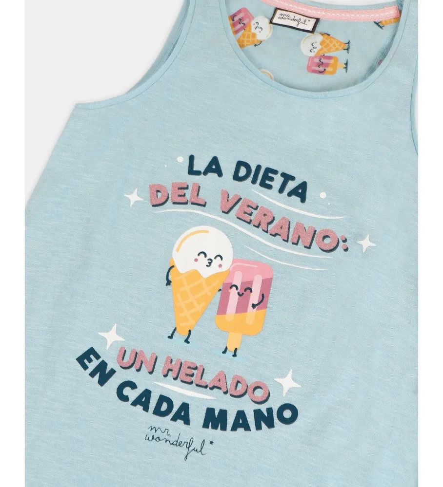 Camisola Tirantes La Dieta del Verano para Niña