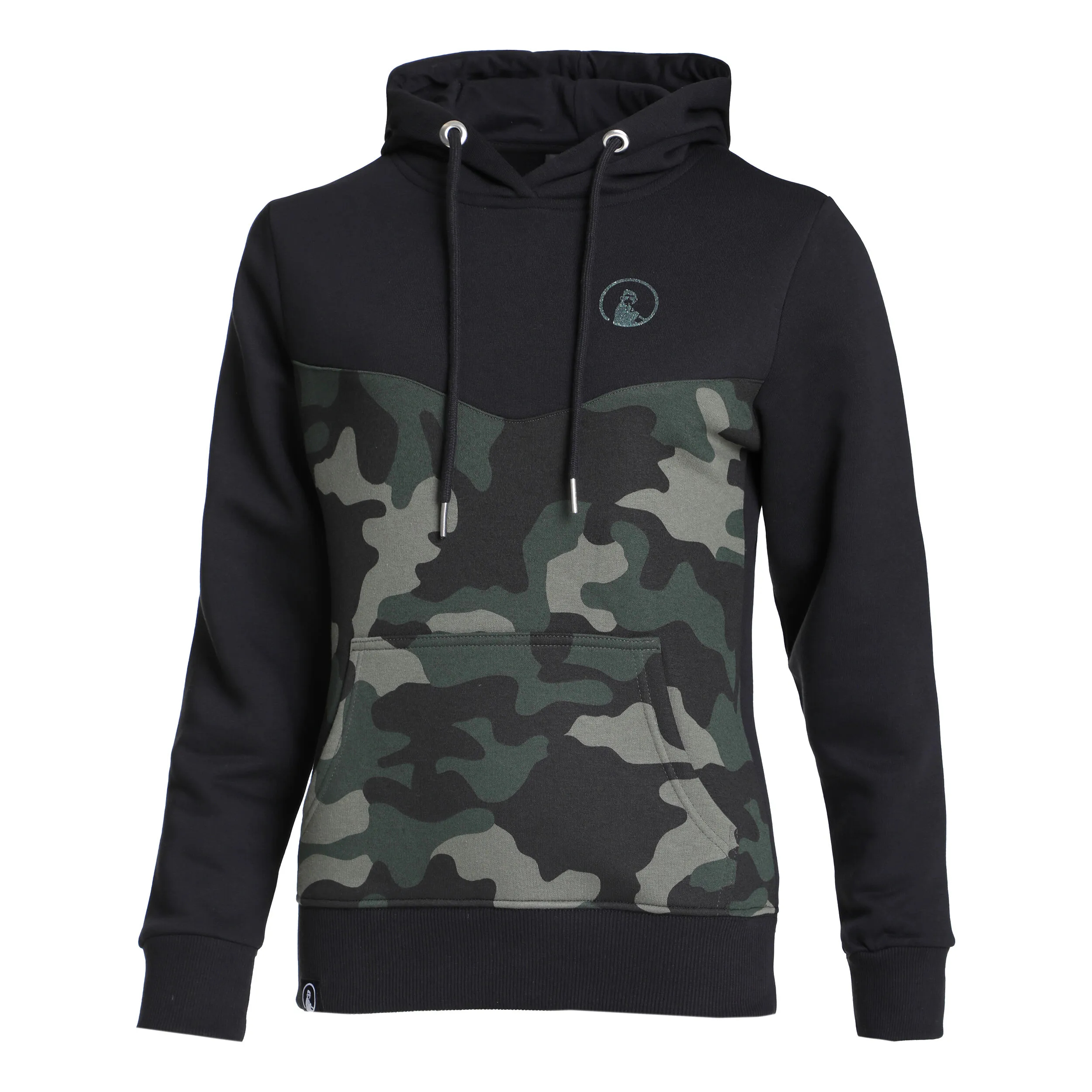 Camou Glitter Sudadera Con Capucha Mujeres
