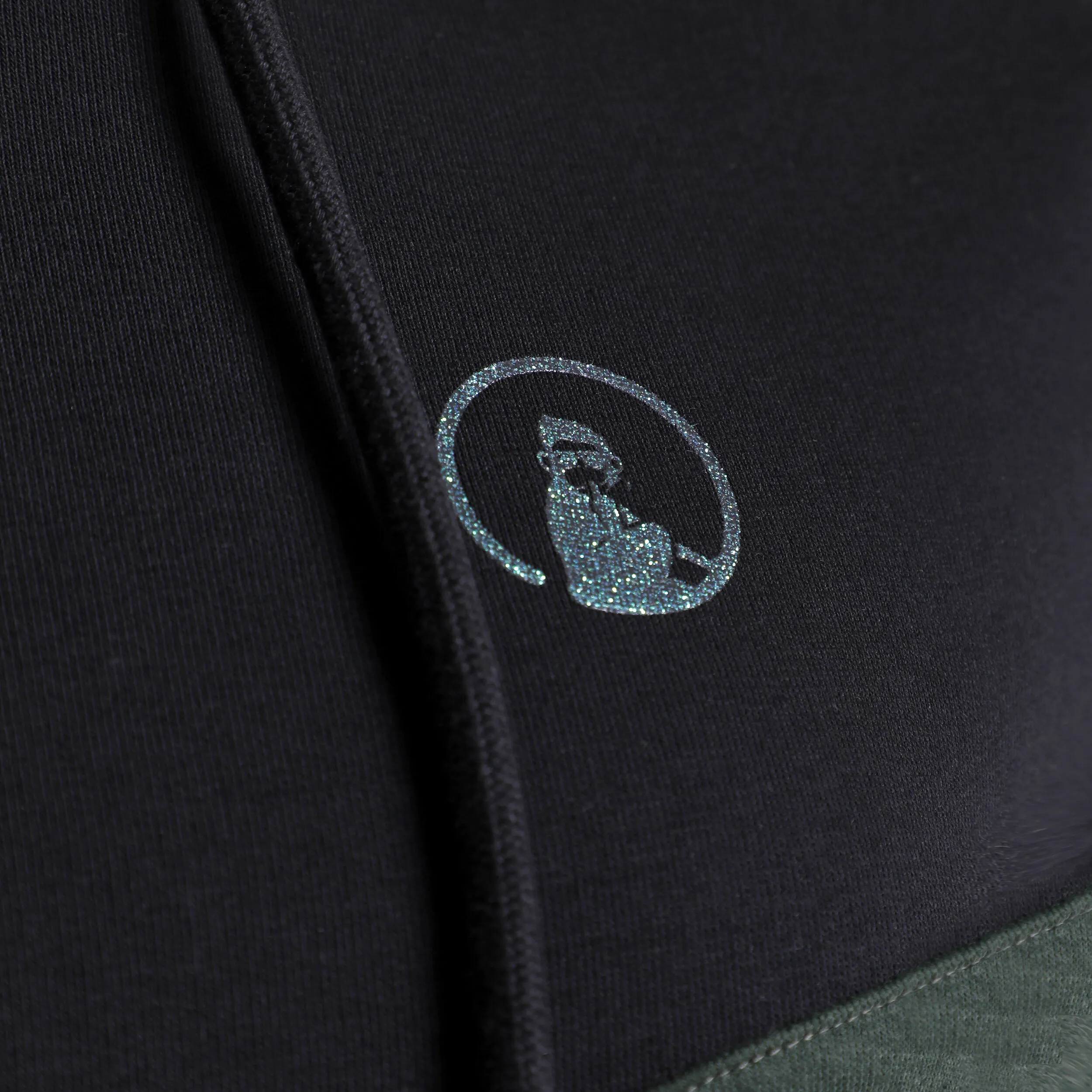 Camou Glitter Sudadera Con Capucha Mujeres