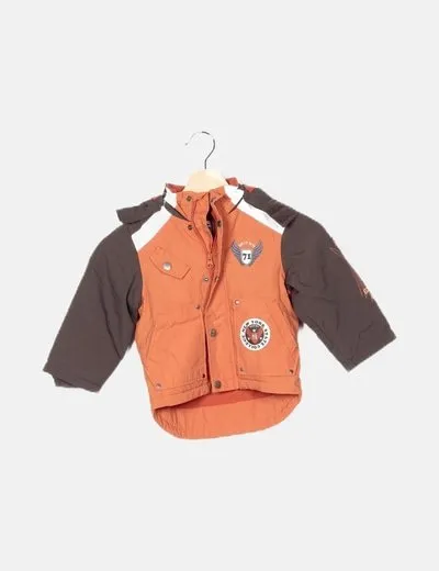 C&A Chubasquero estampado con capucha