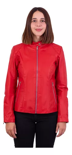 CAMPERA DE CUERO VACUNO 100% LEGITIMO DE MUJER  ART: 126