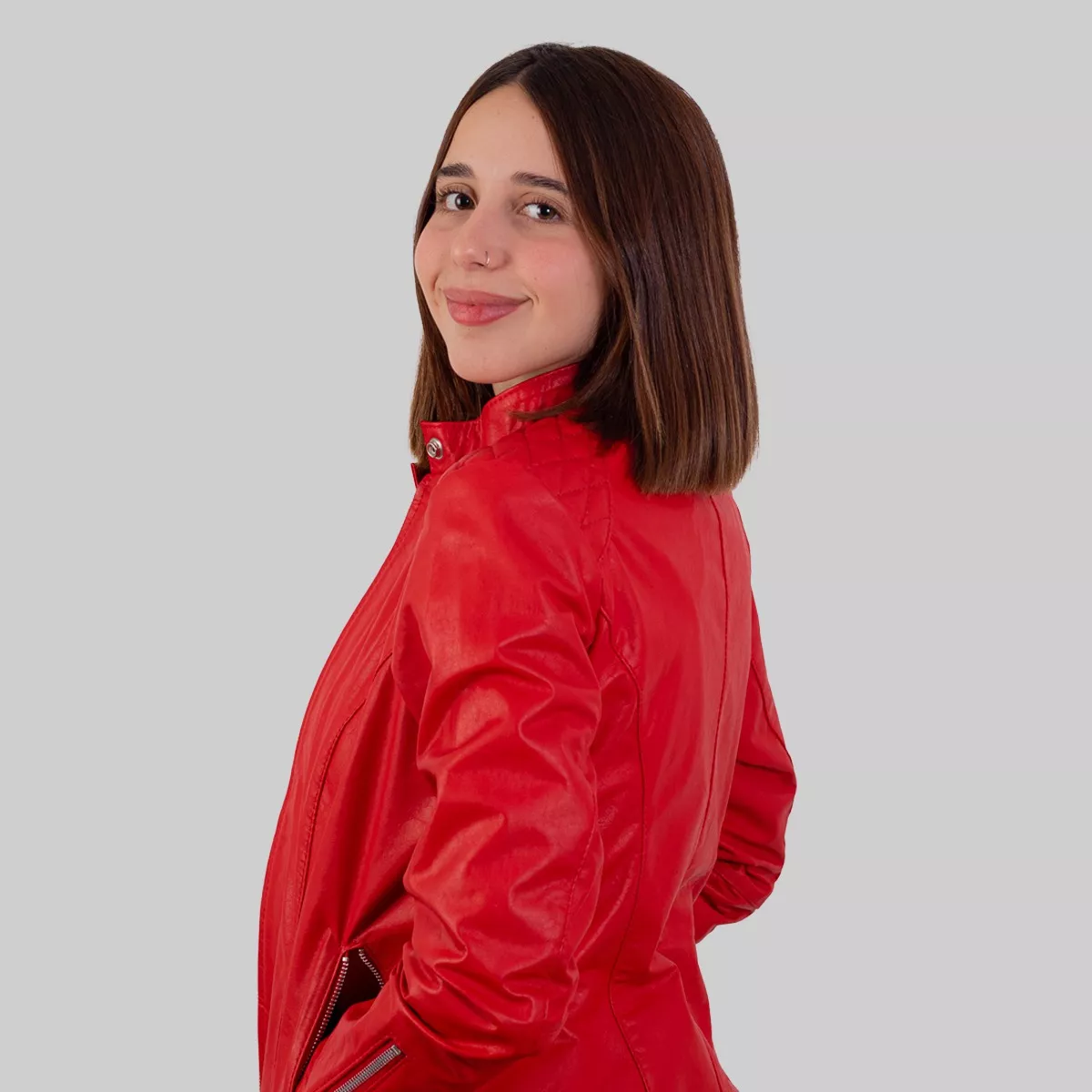 CAMPERA DE CUERO VACUNO 100% LEGITIMO DE MUJER  ART: 126