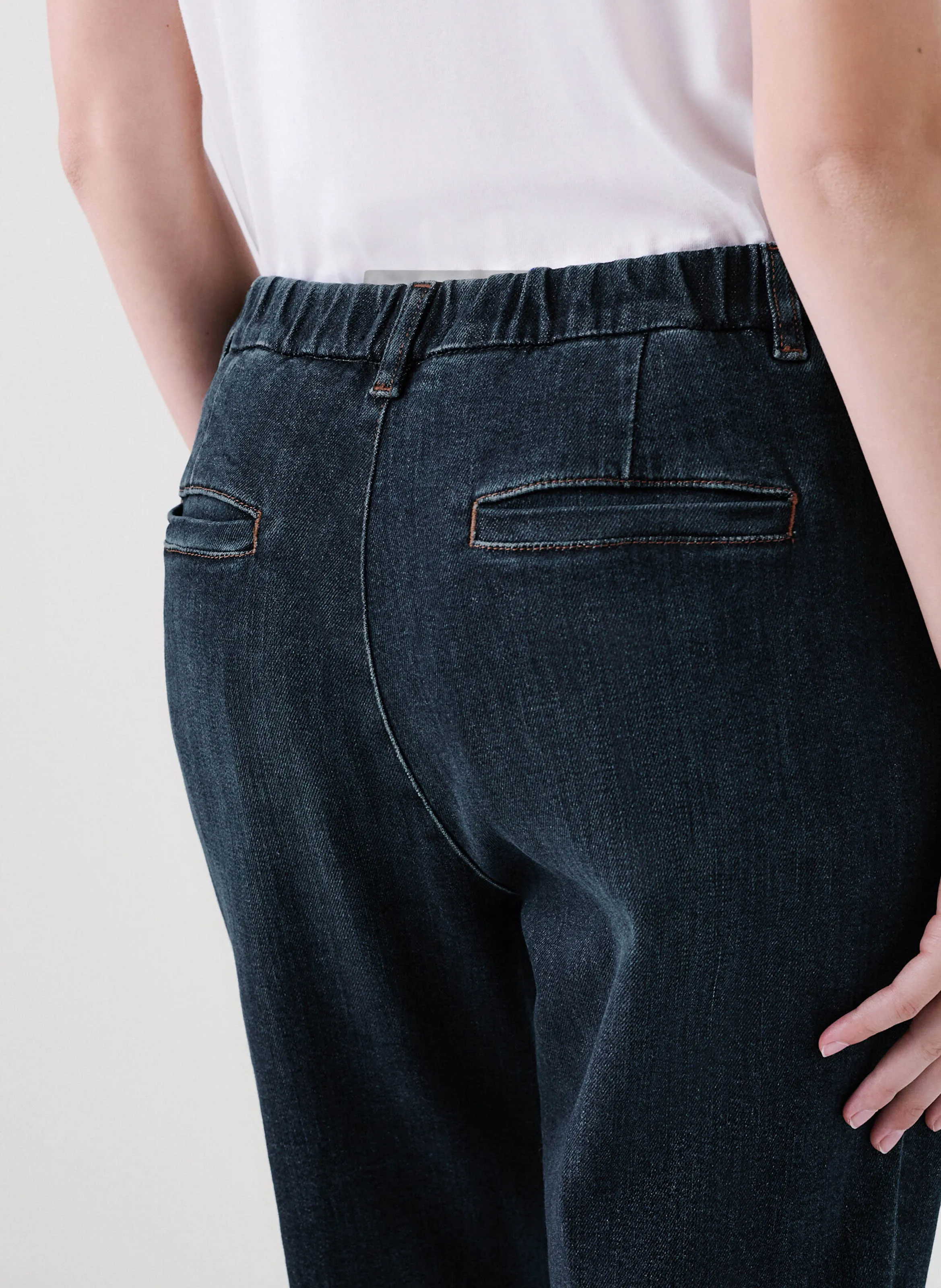 CAROLL PSIDIKO  PANTALóN RECTO ESTILO CIGARRILLO EN AZUL