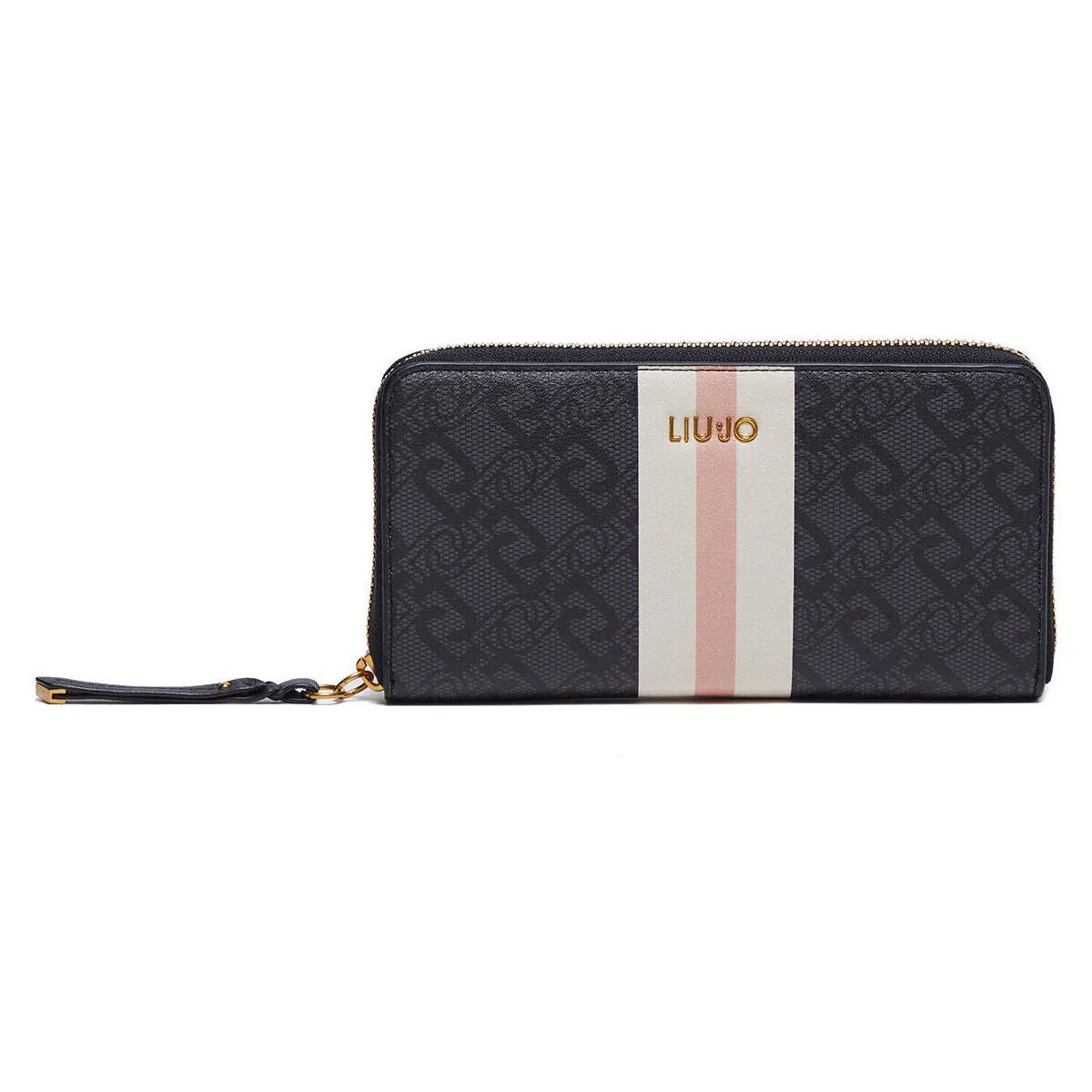Cartera grande con cremallera alrededor