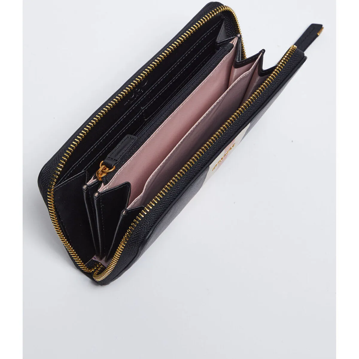 Cartera grande con cremallera alrededor