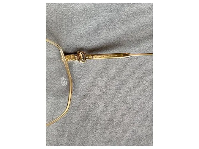 Cartier Gafas de sol Gold hardware 