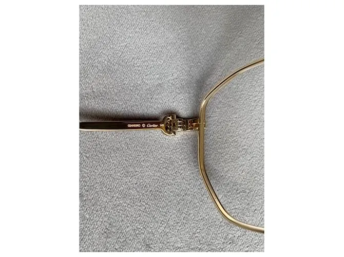 Cartier Gafas de sol Gold hardware 