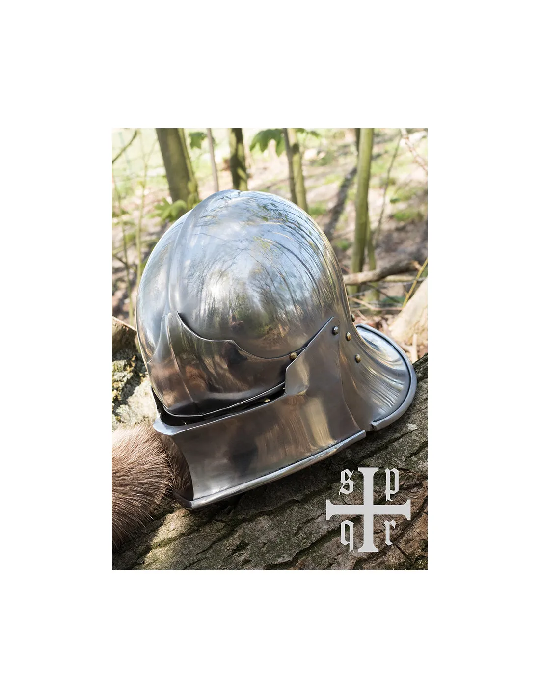 Casco funcional Gótico tipo Sallet, S. XV