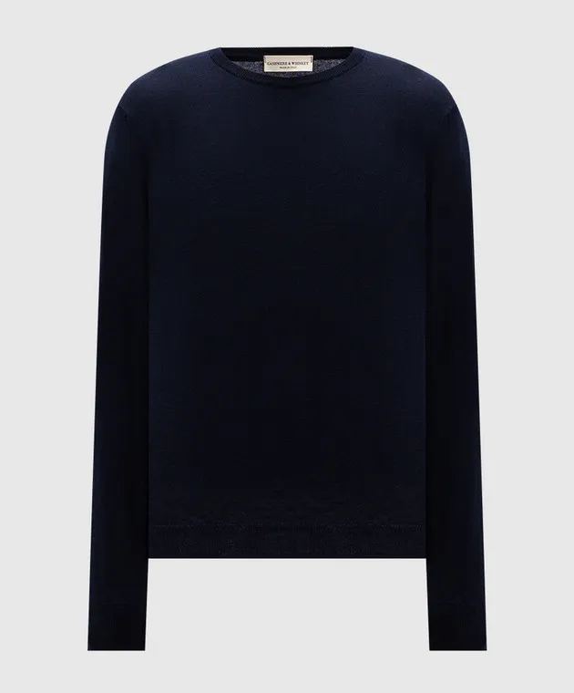 Cashmere&Whiskey Blue woolen jumper
