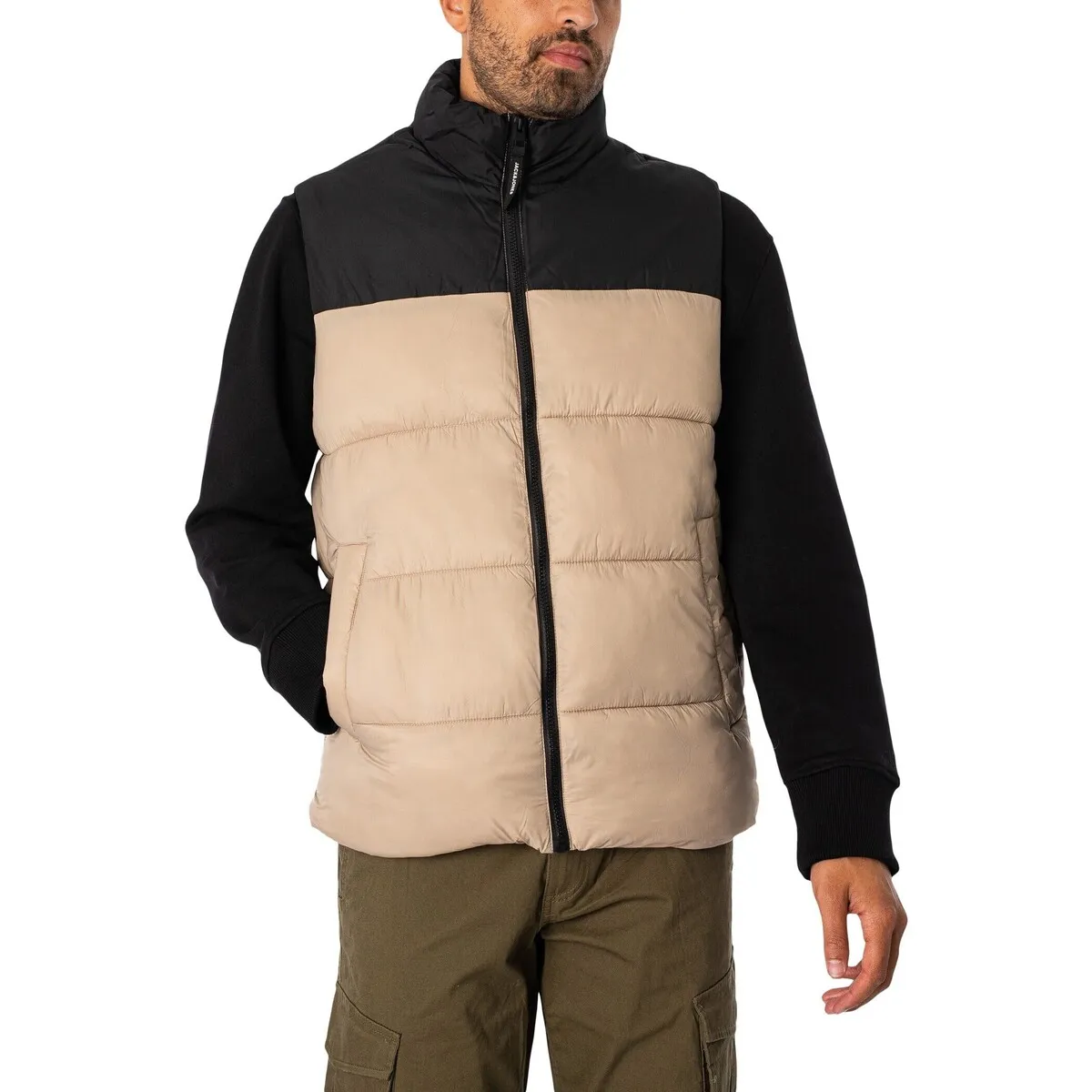 Chaleco Acolchado Con Cuello Toby