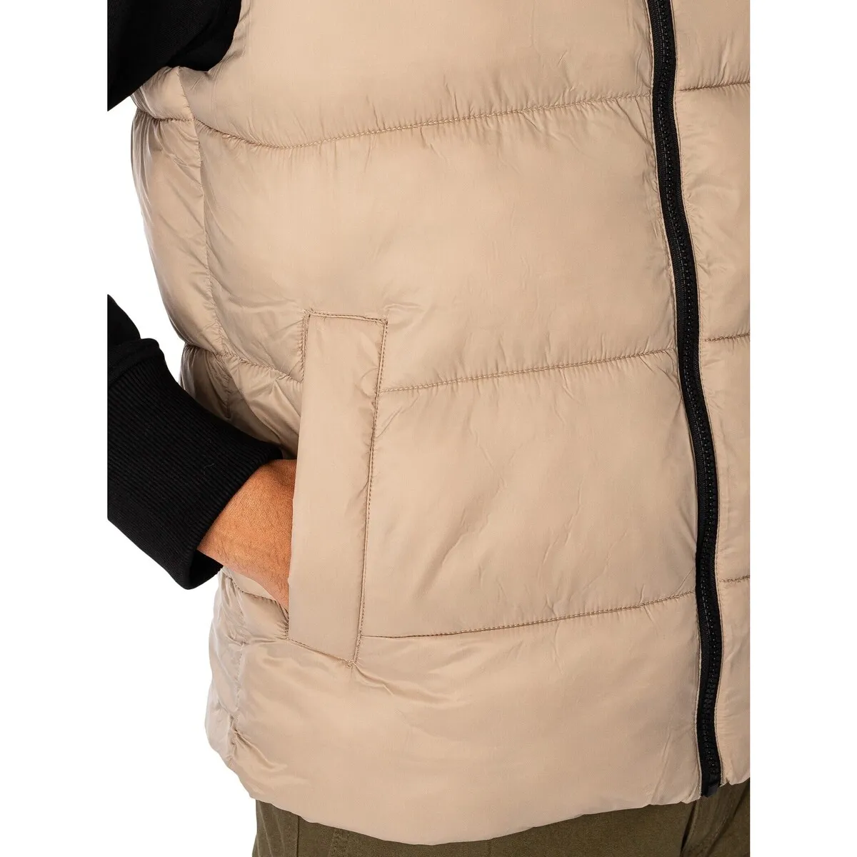 Chaleco Acolchado Con Cuello Toby