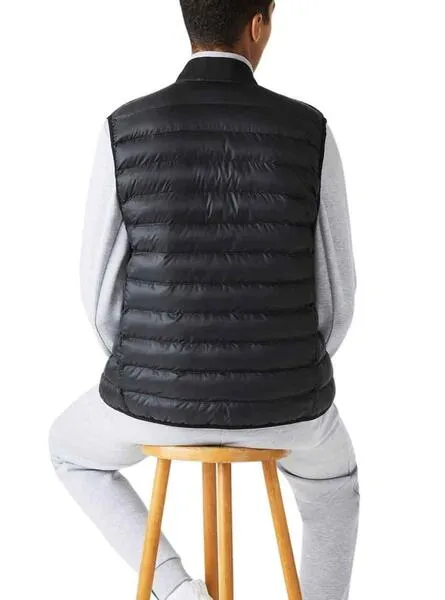 Chaleco Lacoste Blouson Acolchado Negro Hombre