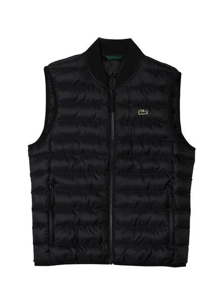 Chaleco Lacoste Blouson Acolchado Negro Hombre