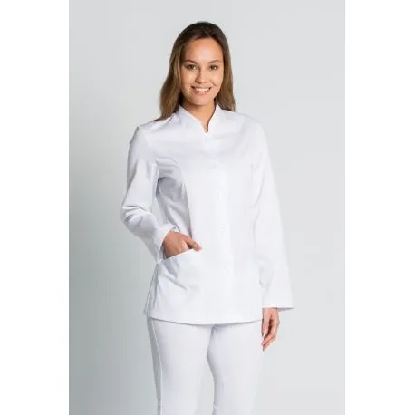 Chaqueta básica con cuello mao