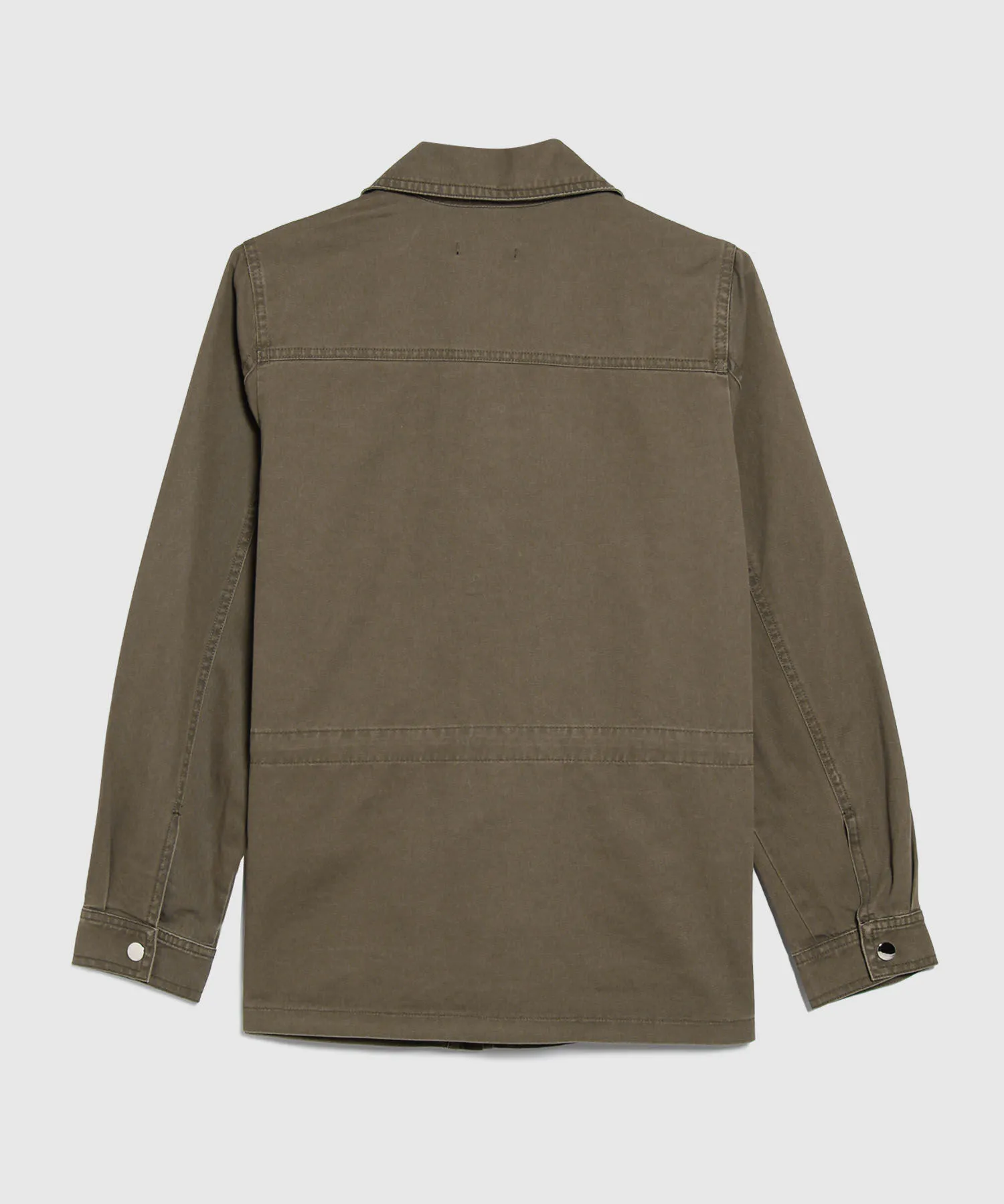 CHAQUETA CHAQUETA CUELLO CAMISERO CON BOLSILLOS DE PARCHE
