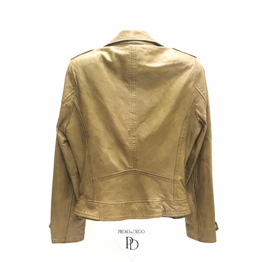 CHAQUETA DE PIEL CUERO JOVEN WALLYN