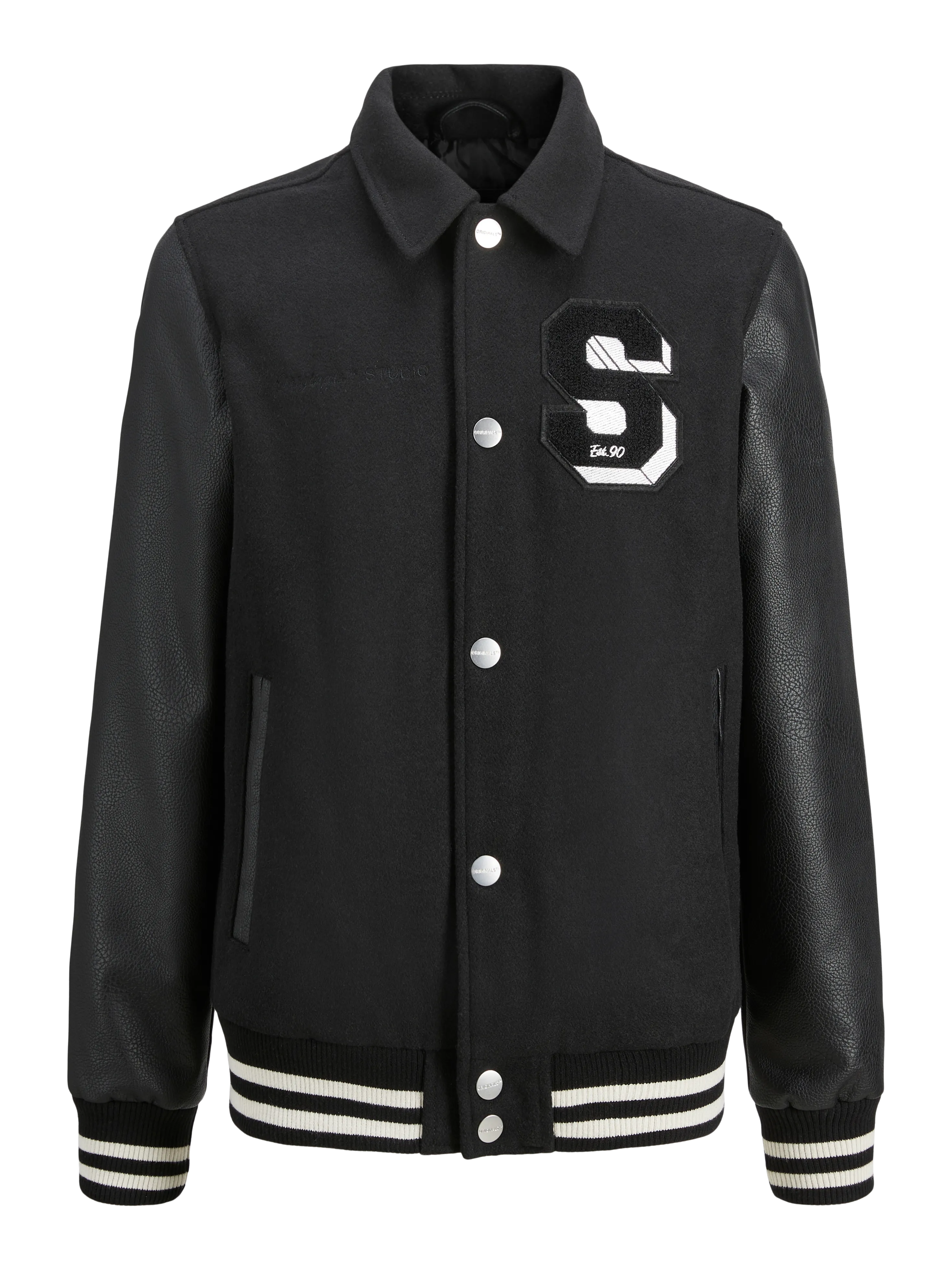 Chaqueta estilo béisbol Junior | Negro | Jack & Jones®