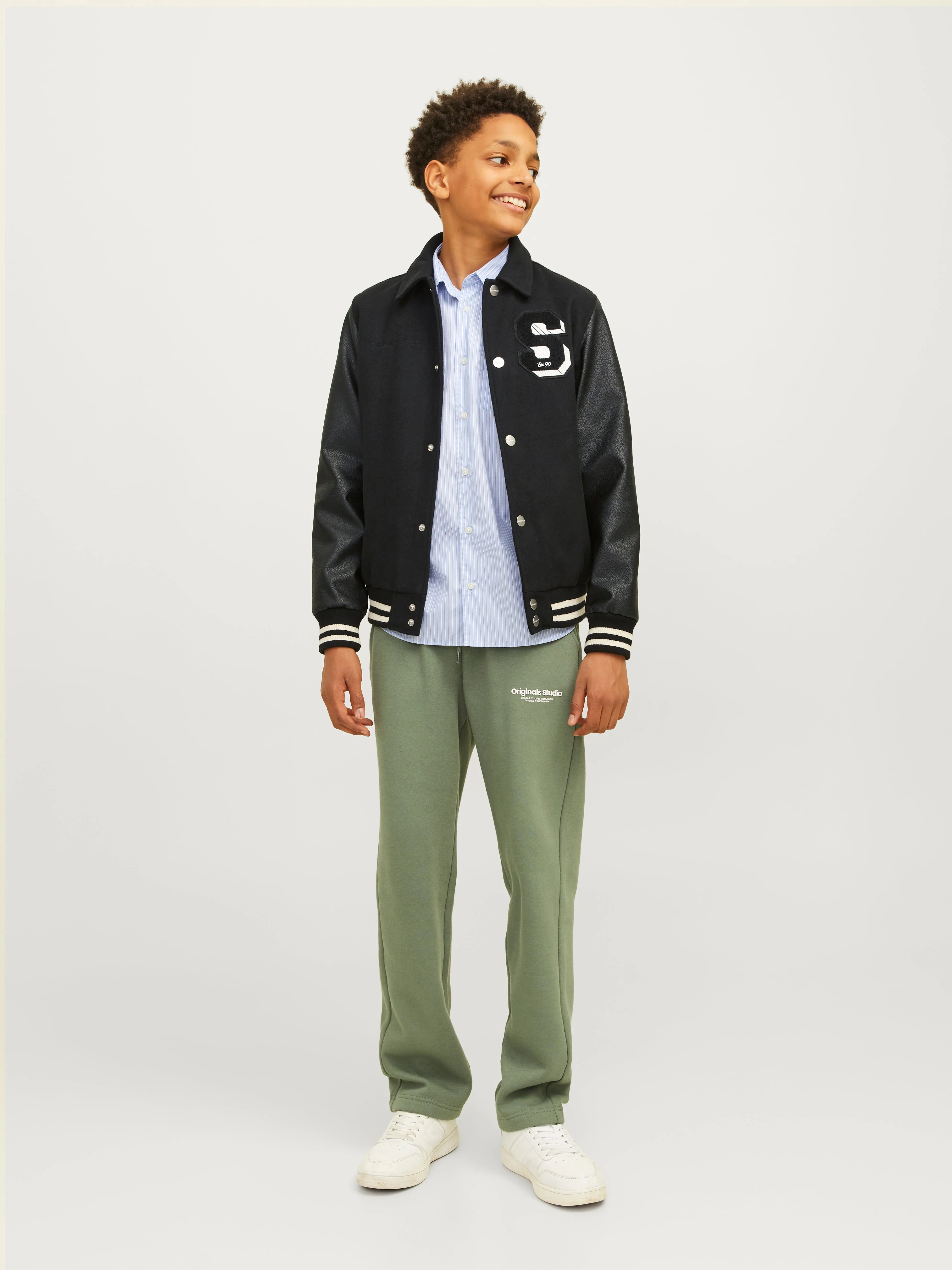 Chaqueta estilo béisbol Junior | Negro | Jack & Jones®