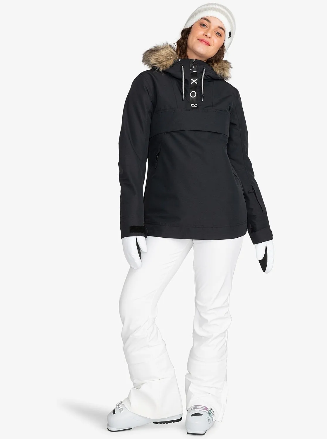 CHAQUETA ROXY SHELTER  KVJ0/TRUE BLACK  WOMEN´S