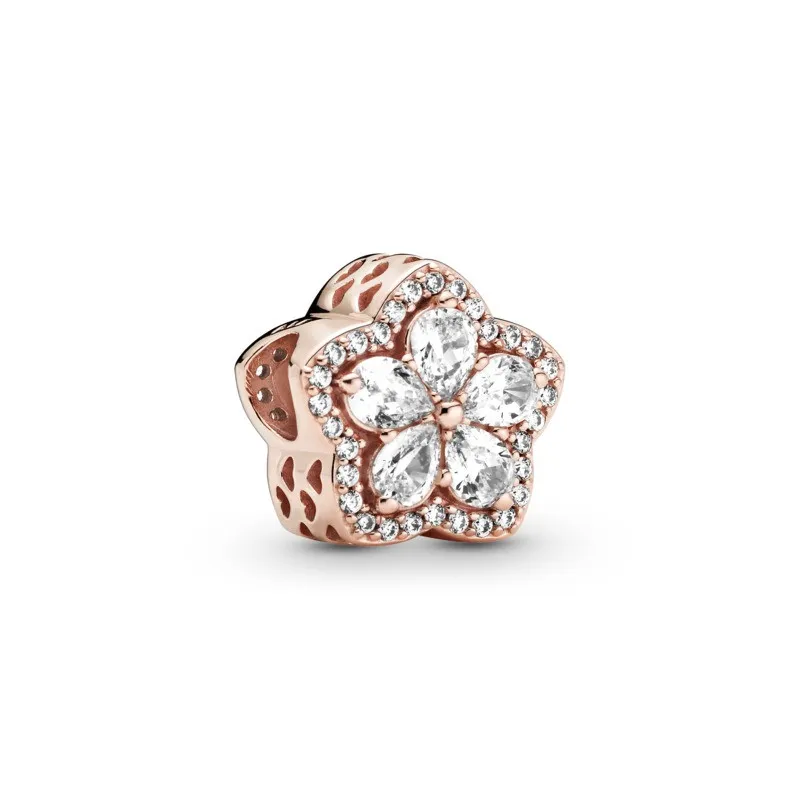 Charm en Pandora Rose Copo de Nieve Brillante en Pave 789224