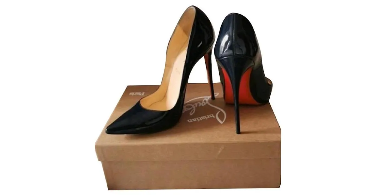 Christian Louboutin Entonces Kate Azul marino 