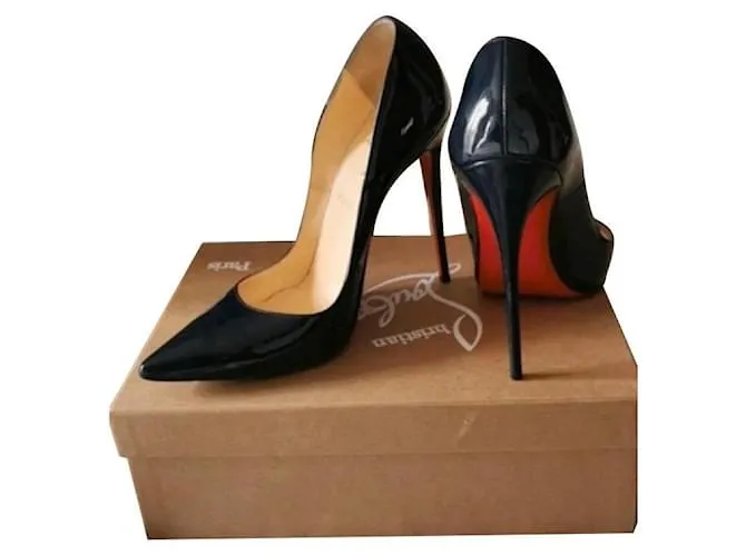 Christian Louboutin Entonces Kate Azul marino 