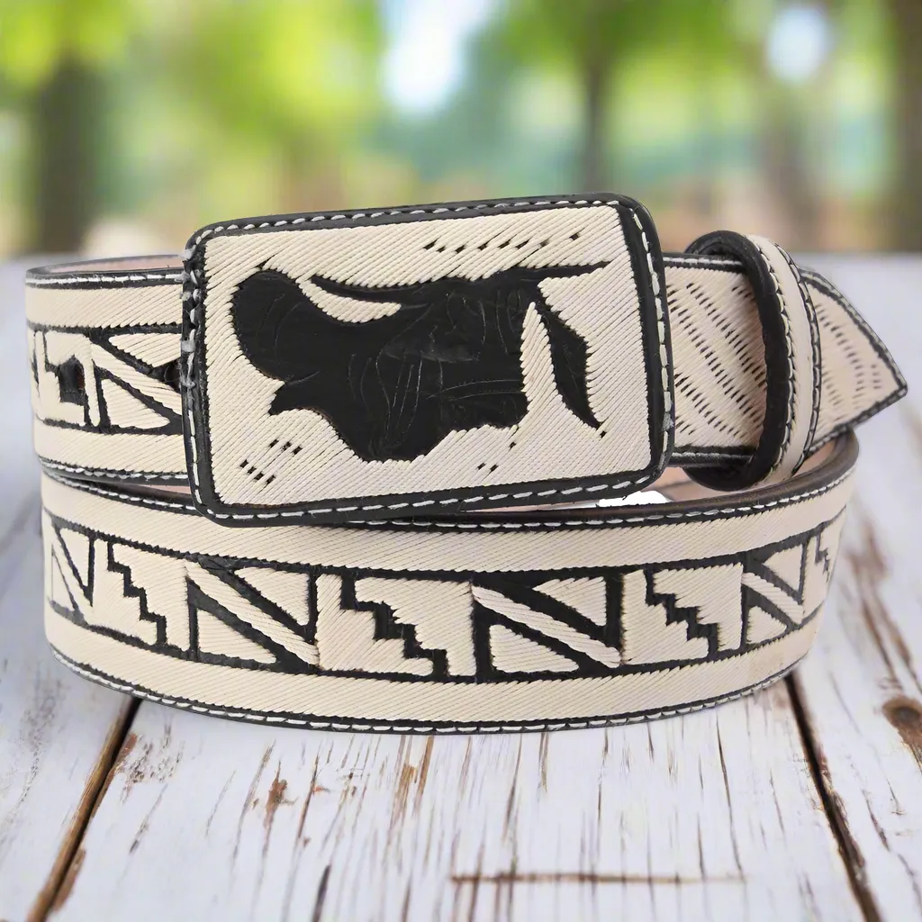 CINTO DE PIEL TM13212 LEATHER BELT