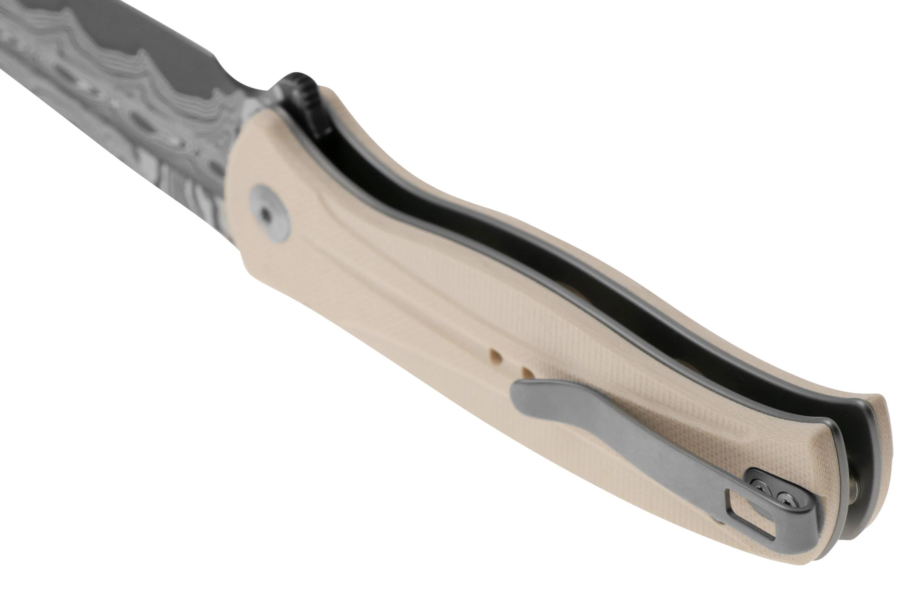 CIVIVI INCINDIE C23053DS1 DAMASCUS, IVORY G10, NAVAJA