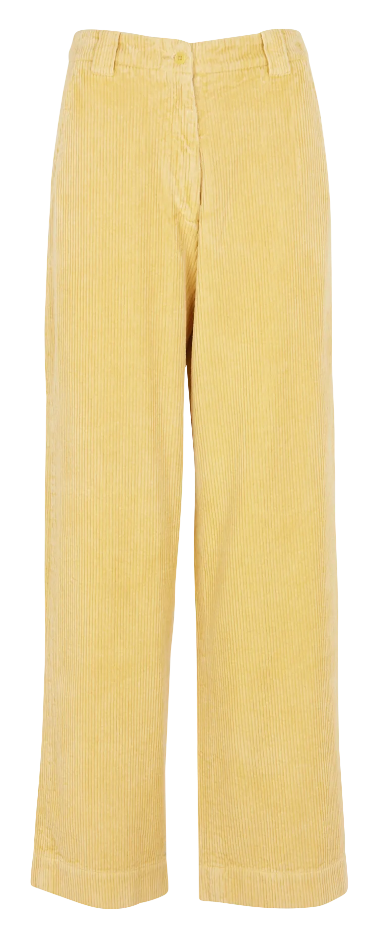 CLOCHE  PANTALóN ANCHO DE ALGODóN DE TALLE ALTO EN AMARILLO