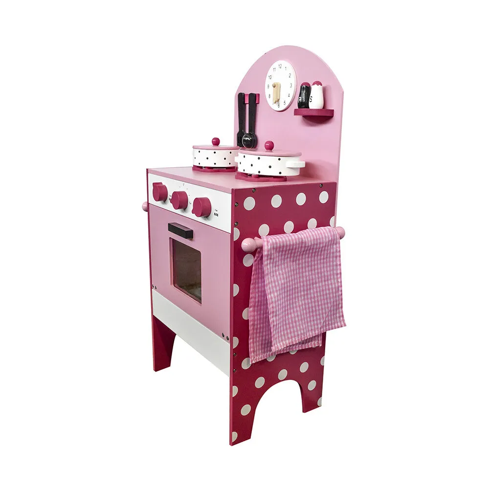 Cocina de Madera Gamepower Rosada con Accesorios