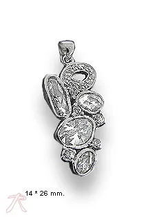 COLGANTE PLATA Y CIRCONITAS 132_72045C