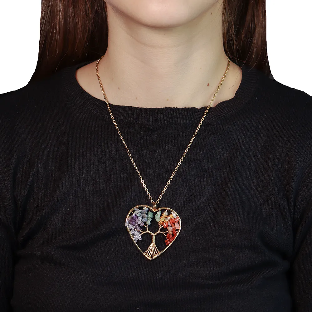 Collar con dije de corazón