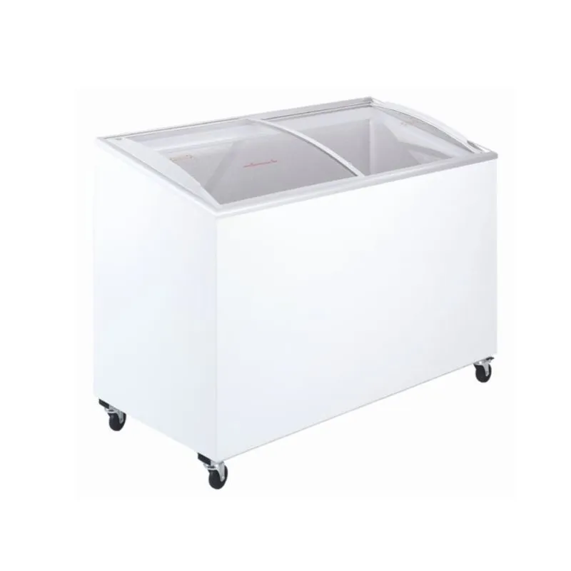Congelador tapa cristal PKDD300SCEB Pecomark