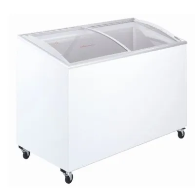 Congelador tapa cristal PKDD300SCEB Pecomark