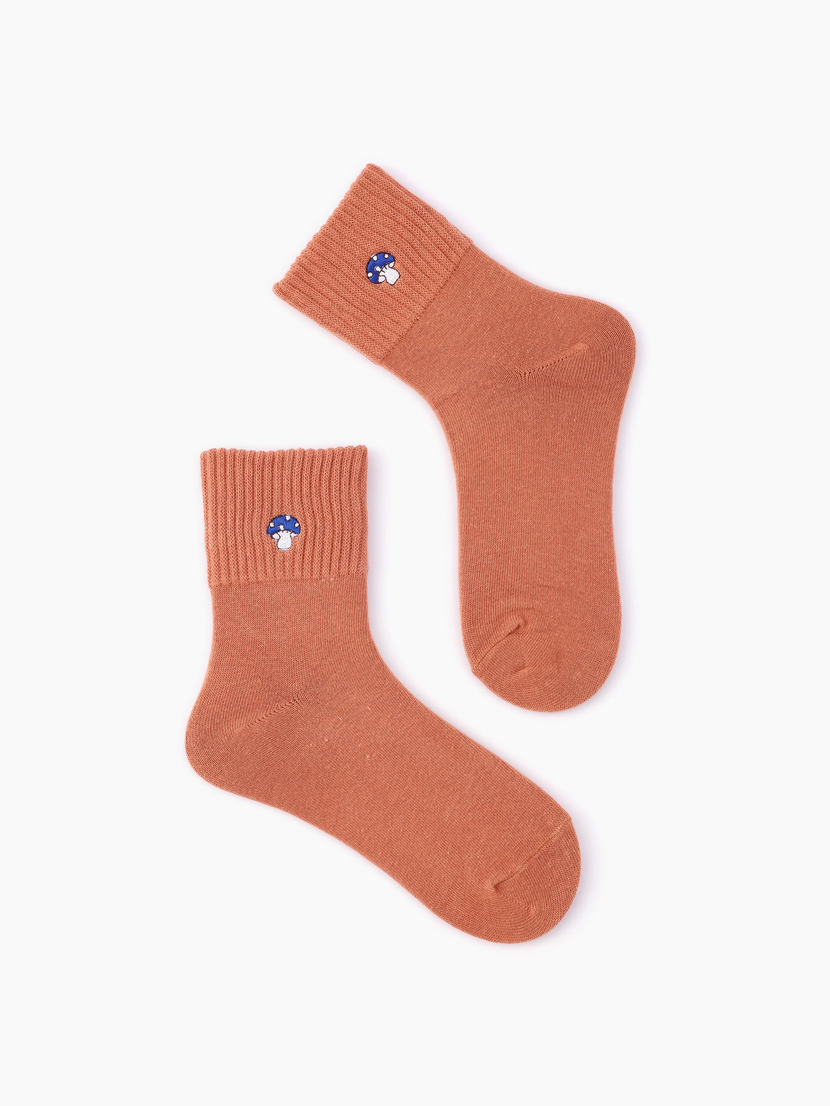 Conjunto de 3 pares de calcetines con patrón de hongos