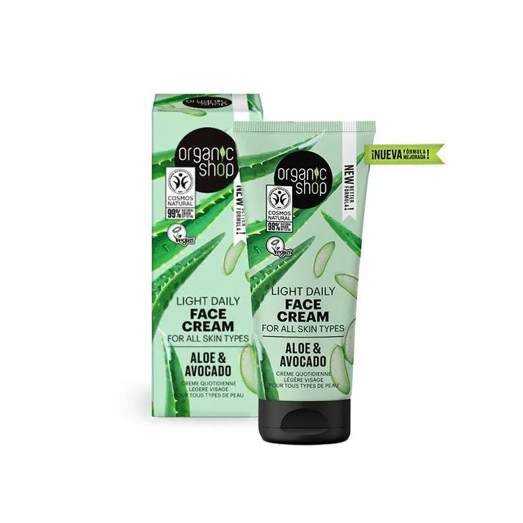 Crema Facial ligera ALOE y AGUACATE