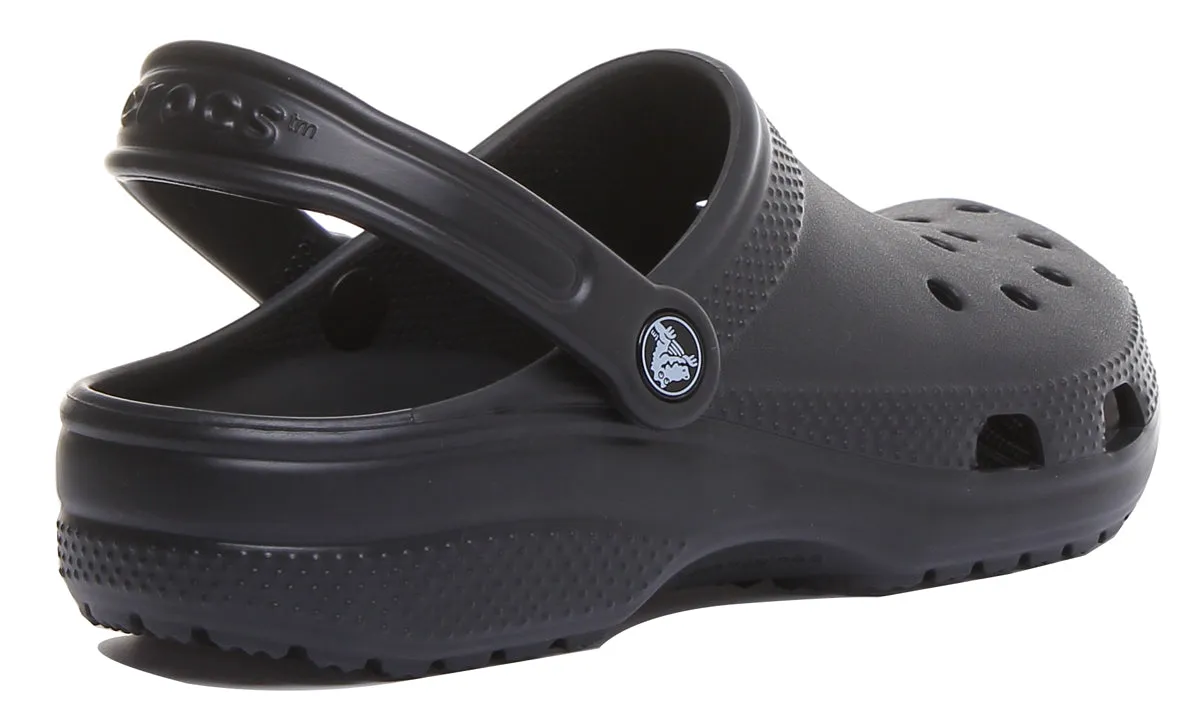 Crocs Classic Sandalia con tira trasera de en negro