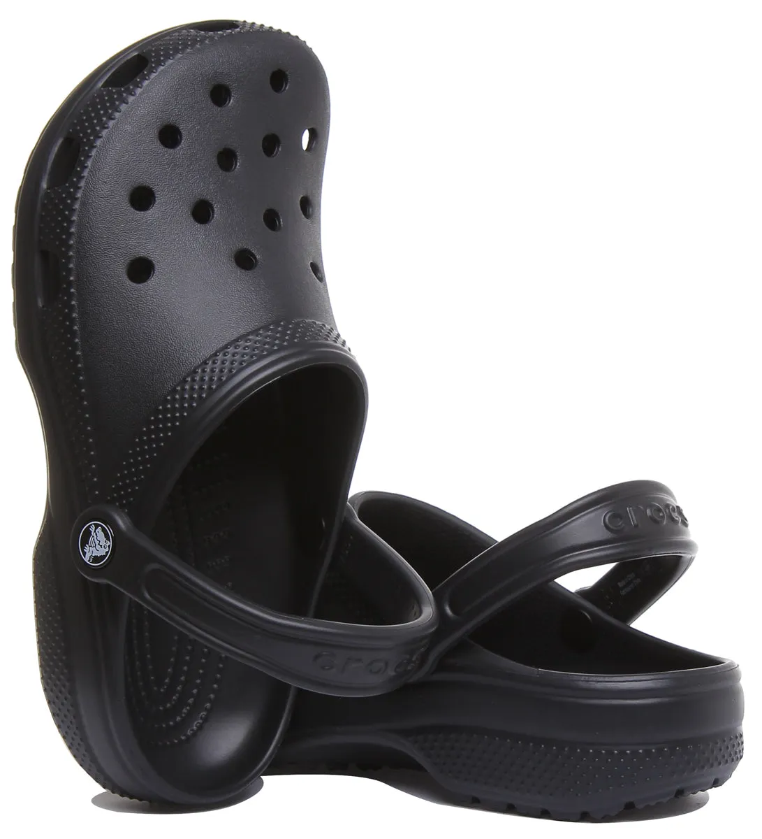Crocs Classic Sandalia con tira trasera de en negro