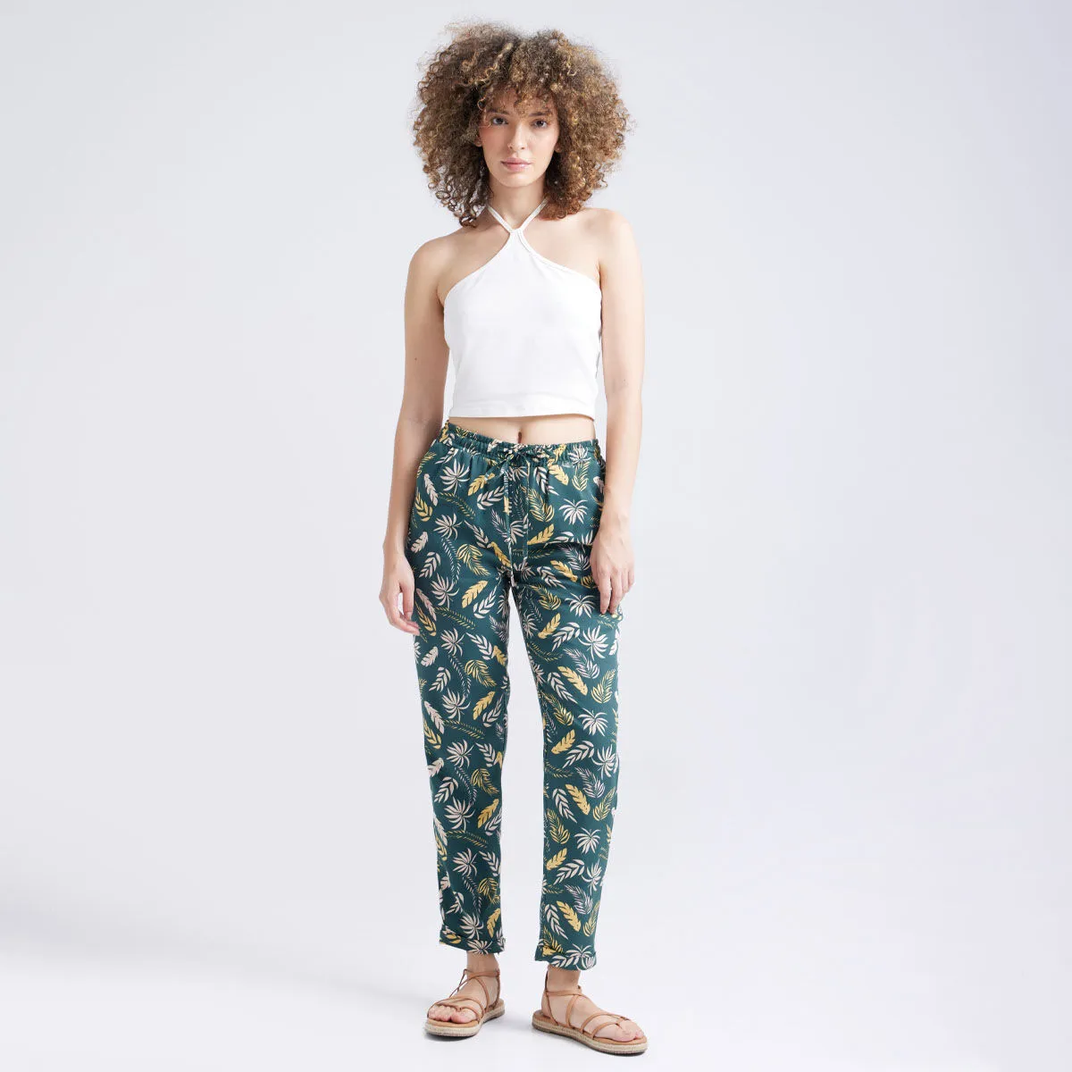 Crop Top Con Cuello Halter