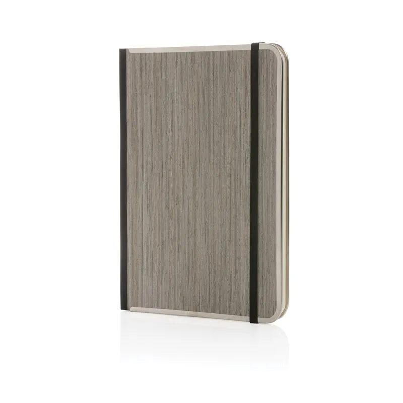 Cuaderno personalizable A5 con tapa de madera Treeline